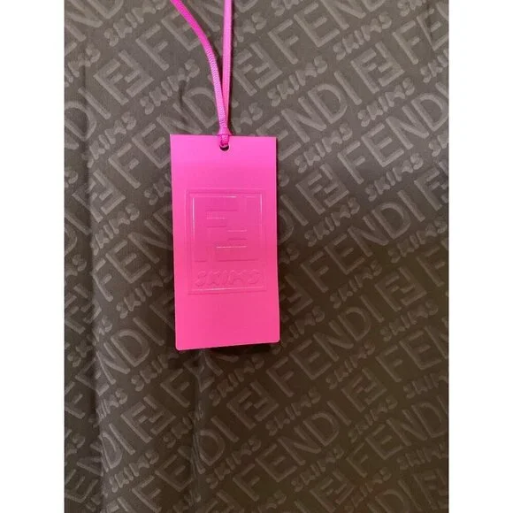 Fendi Skimms Collaboration Grey Long Sleeve Jumpsuit Size 4X New - Picture 6 of 8